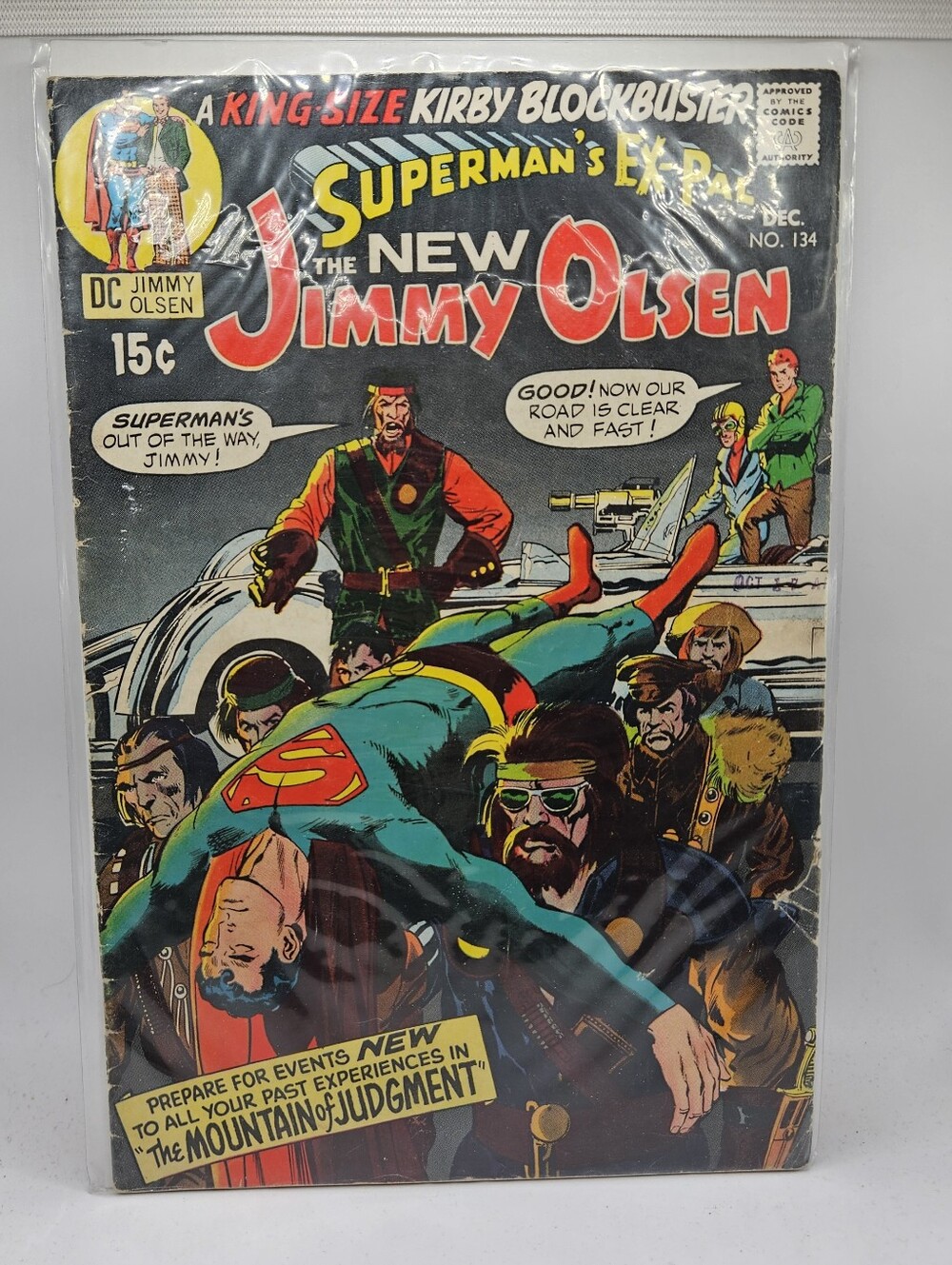The New Jimmy Olsen #134 Vintage Comic Book - Superman's Ex-Pal